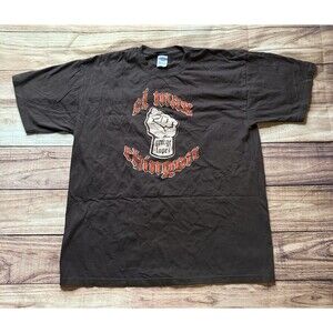 George Lopez El Mas Chingon Vato Skate 13 T Shirt Brown Size XL Vintage Y2K